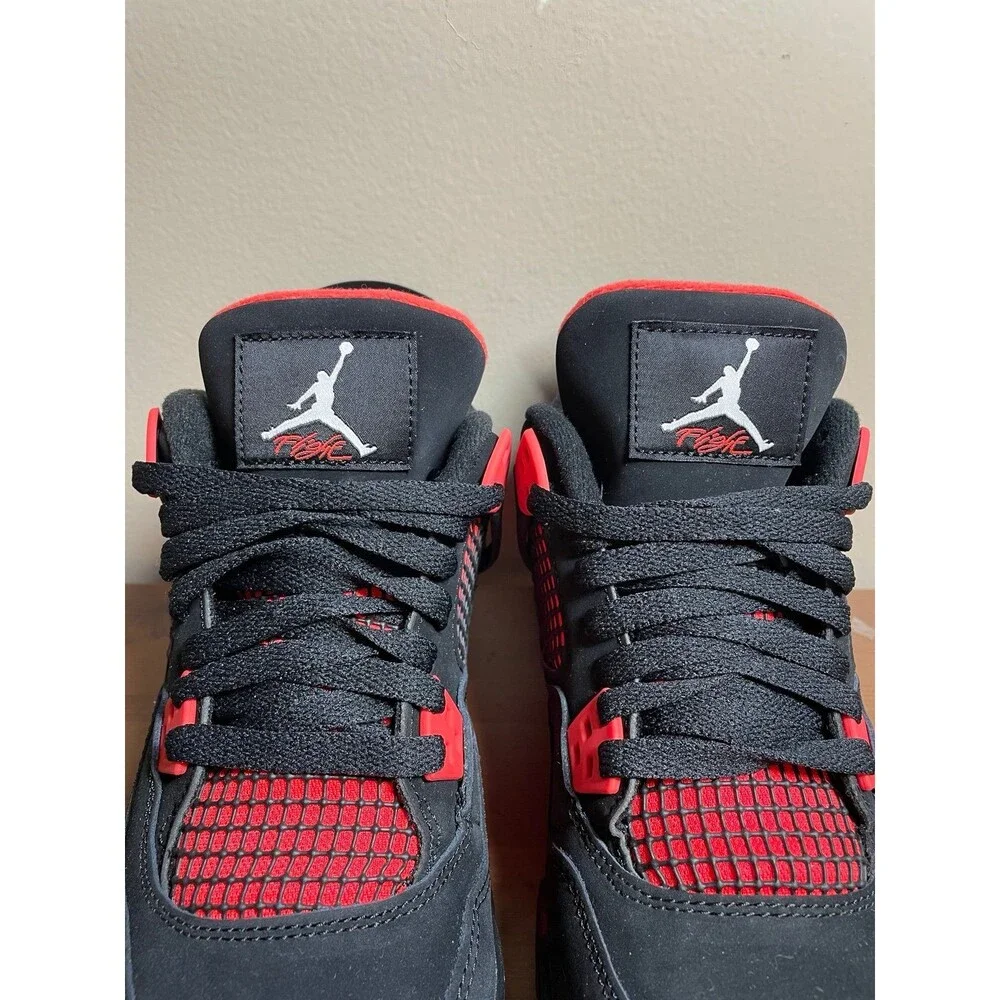 Jordan Air Jordan 4 Retro Red Thunder Black/Red Men’s Mid Top Basketball